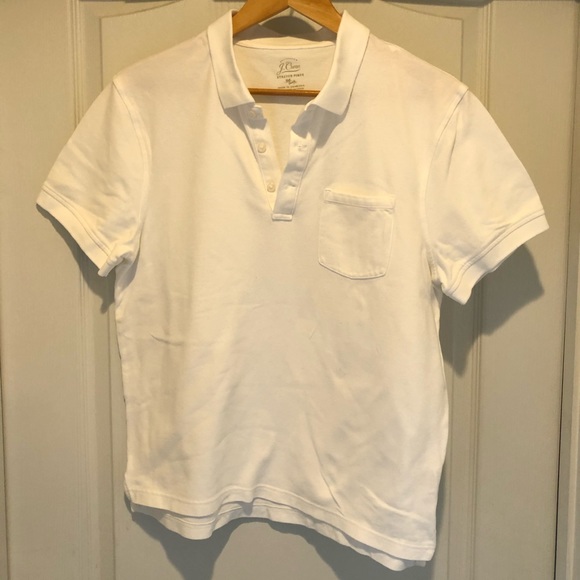 j crew stretch pique polo